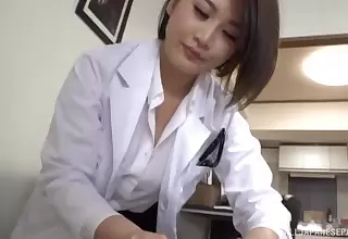 Deceitful Japanese doctor drops her panties to strive fun with a patient